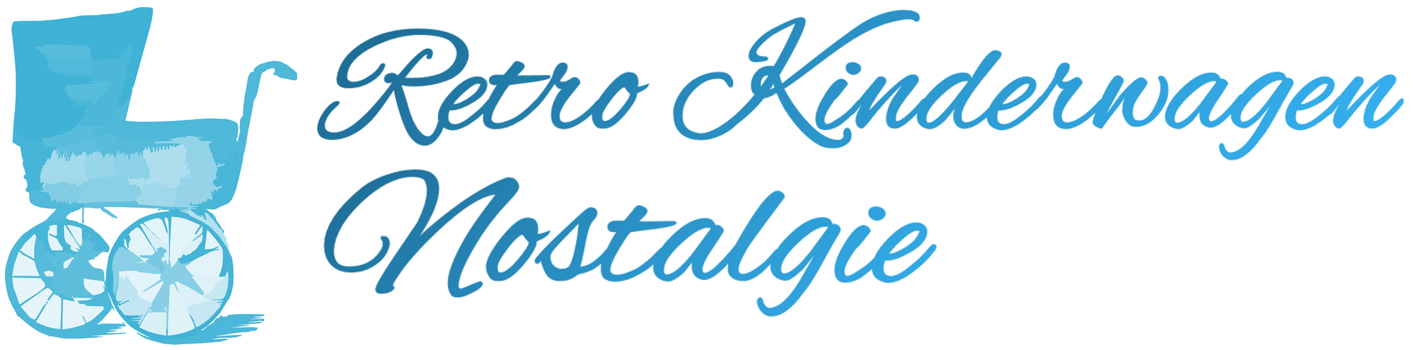 retro kinderwagen nostalgie logo